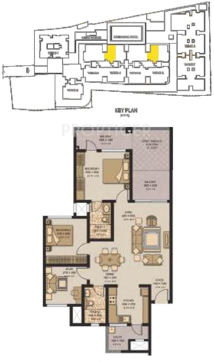 Sq Ft Bhk T Apartment For Sale In Sobha Limited Serene