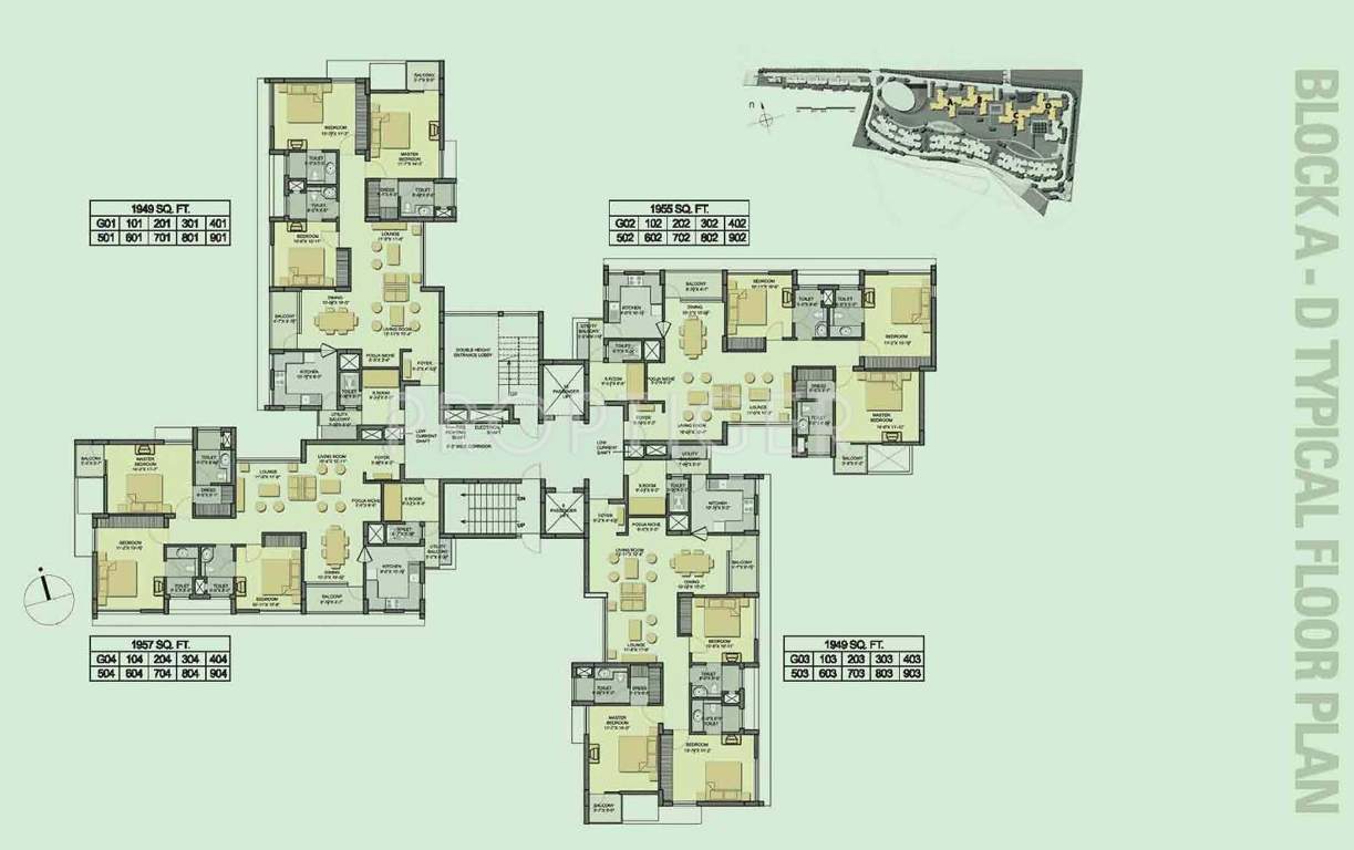 Images for Cluster Plan of Akshaya Metropolis
