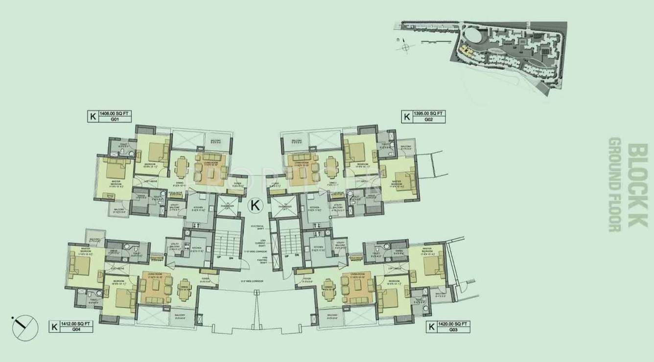 Images for Cluster Plan of Akshaya Metropolis