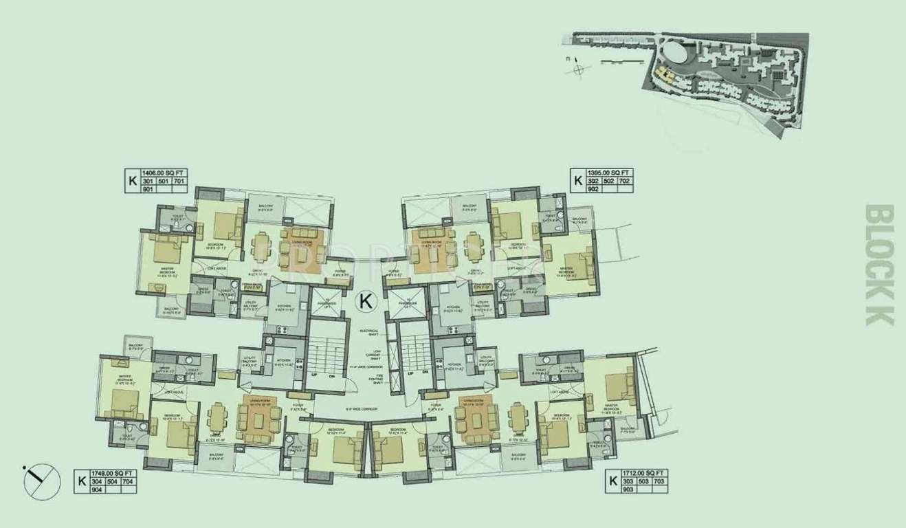 Images for Cluster Plan of Akshaya Metropolis