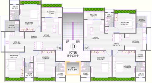  jaldeep-icon Images for Cluster Plan of Shree Radha Jaldeep Icon