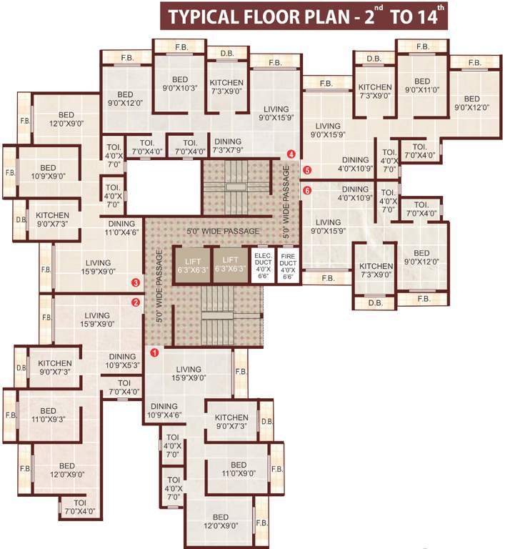 Images for Cluster Plan of Shree Ganesh Imperial Shelter