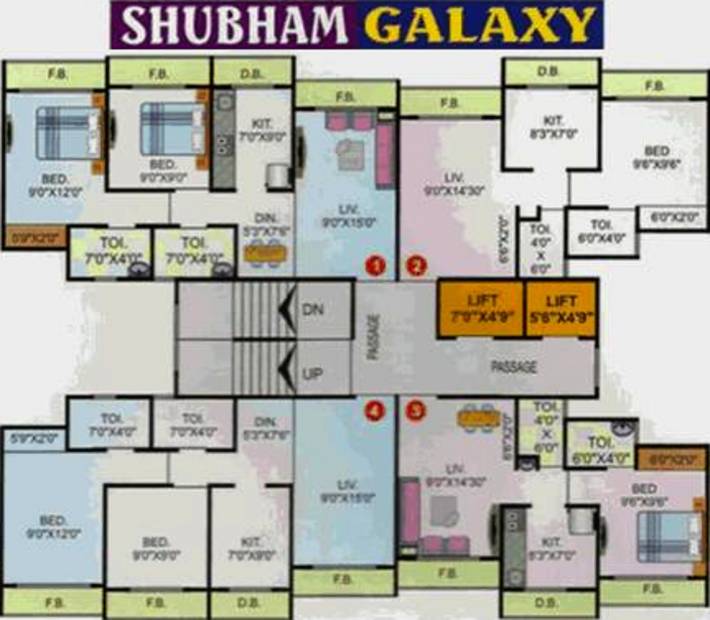  shubham-galaxy Images for Cluster Plan of Arham Shubham Galaxy
