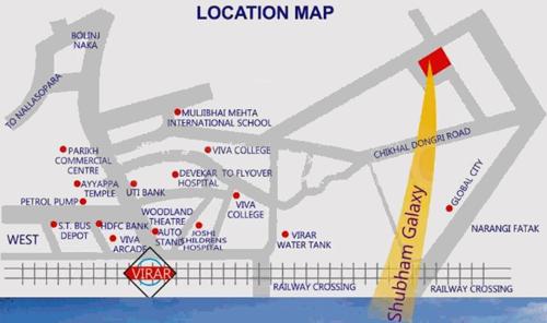  shubham-galaxy Images for Location Plan of Arham Shubham Galaxy