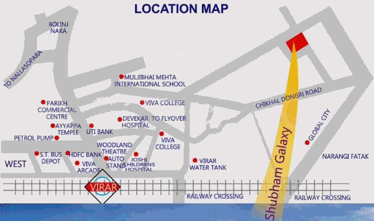 shubham galaxy Images for Location Plan of Arham Shubham Galaxy