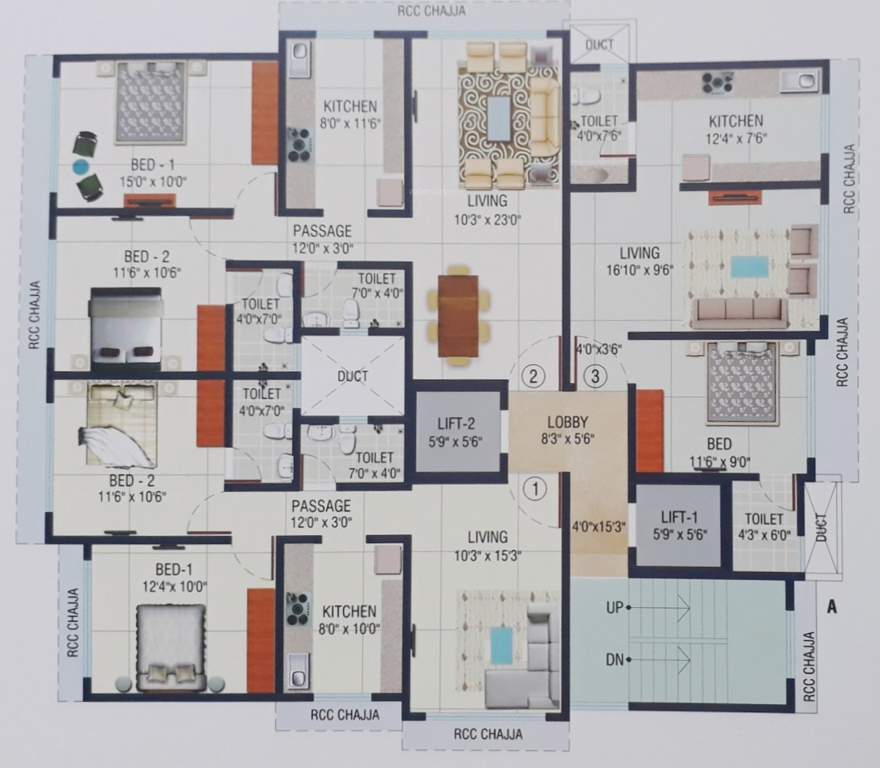 Images for Cluster Plan of Romell Manik Villa