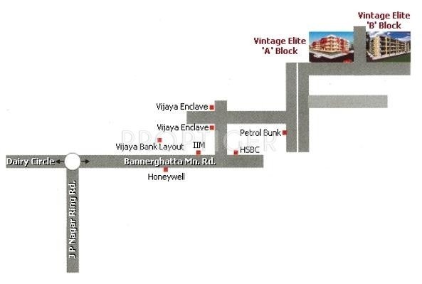 Vintage Shelters Elite Apartments A Location Plan