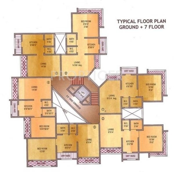 Images for Cluster Plan of Raj Realty Hari Chhaya