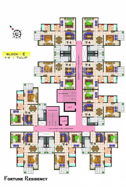 Images for Cluster Plan of Vasu Fortune Residency Images for Cluster Plan of Vasu Fortune Residency