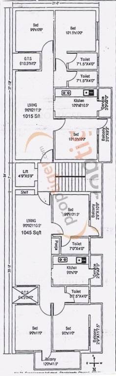 Images for Cluster Plan of Chandrasekar Builders Choolaimedu