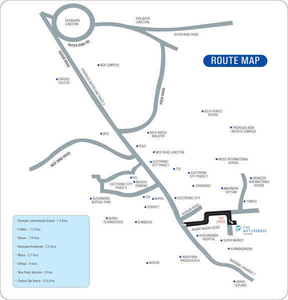  electronic-city Location Plan
