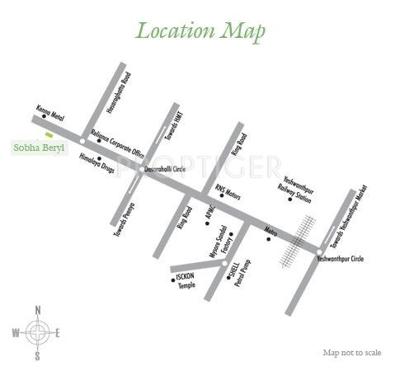  beryl Images for Location Plan of Sobha Beryl