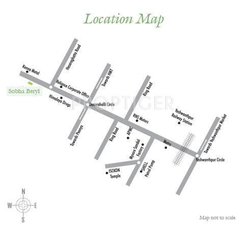  beryl Images for Location Plan of Sobha Beryl
