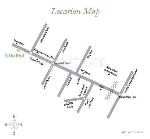  beryl Images for Location Plan of Sobha Beryl
