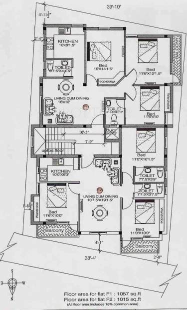 Images for Cluster Plan of Sri Tejasvi Apartment