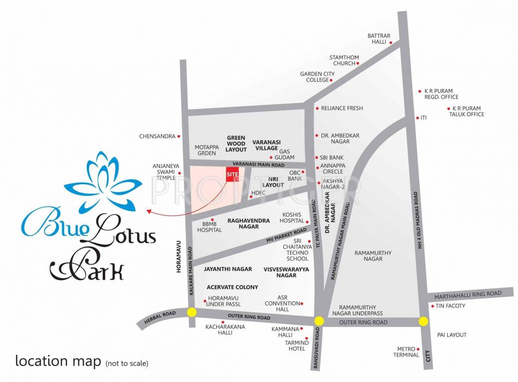 Images for Location Plan of Excel The Blue Lotus Park