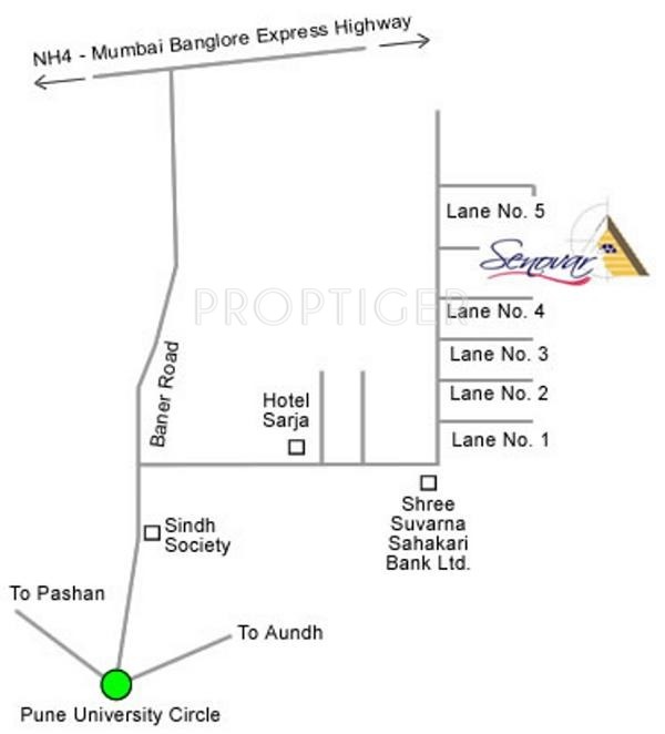 Multicon Developers Senovar Location Plan