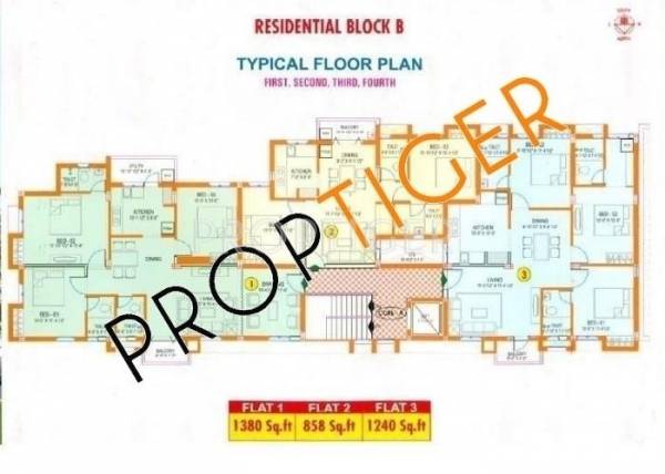 Images for Master Plan of Selvaganesh Lake view Manor