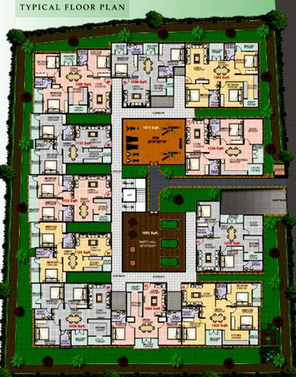 Images for Cluster Plan of Prime Lavender Apartment