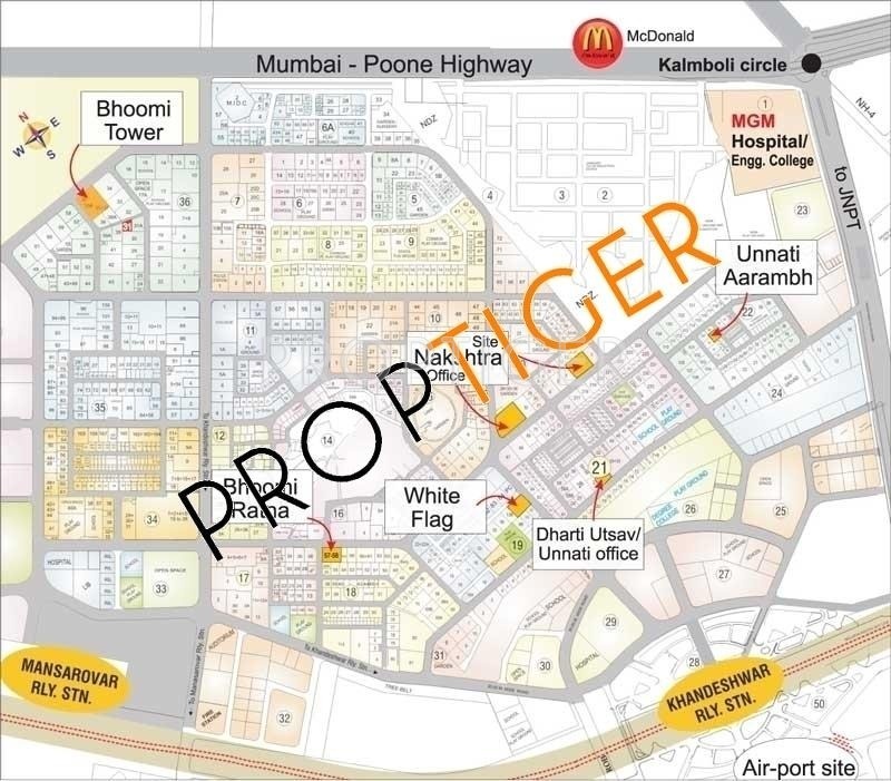Pooja Developers White Flag Location Plan