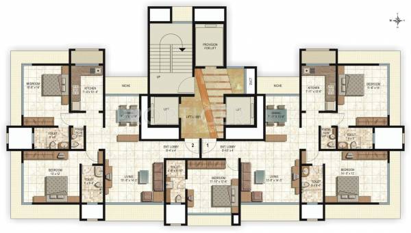 Images for Cluster Plan of Essgee Yash Heights Images for Cluster Plan of Essgee Yash Heights