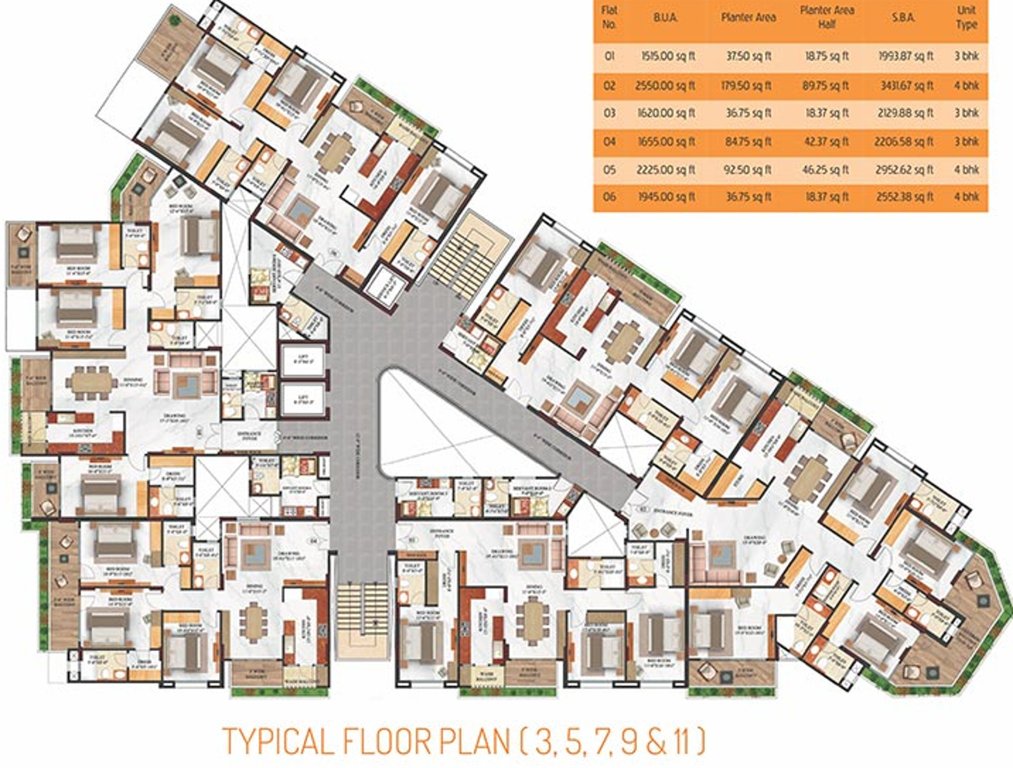 Images for Cluster Plan of Trimurty Arabella