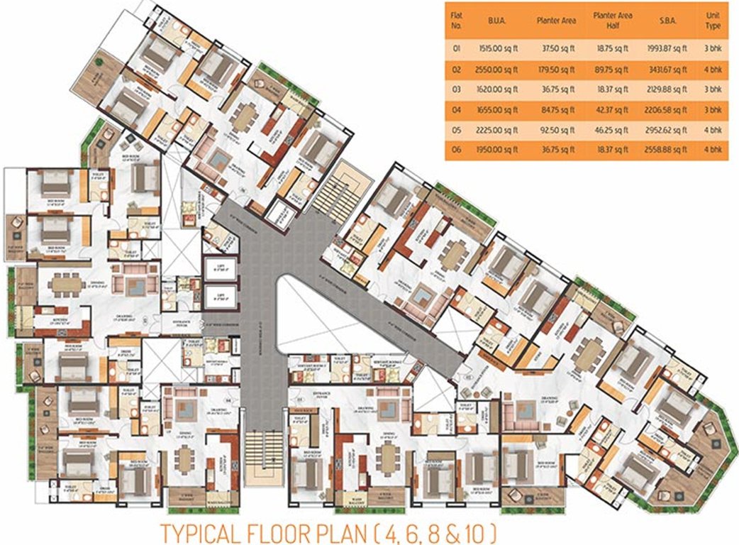 Images for Cluster Plan of Trimurty Arabella