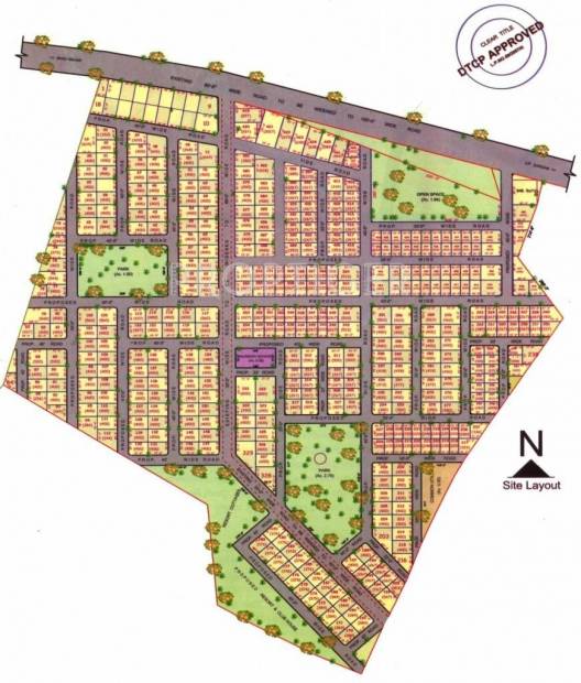 Anusha Homes Oak City Layout Plan