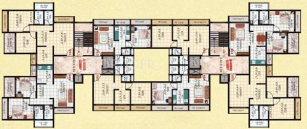 Images for Cluster Plan of Shanti Riddhi Siddhi Apartment