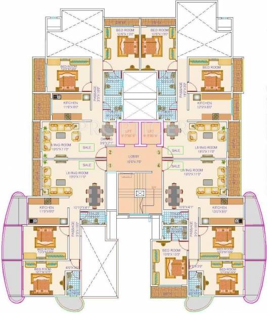 Images for Cluster Plan of Kamala Redevelopment Of Kripadham Chs Ltd