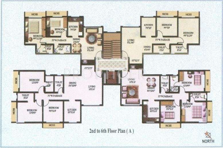 Images for Cluster Plan of Sagar Sky Height