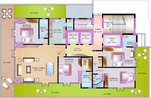 Images for Cluster Plan of Kamala Hill Roof