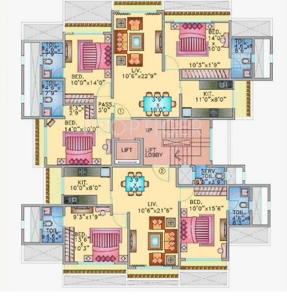 Images for Cluster Plan of Trisons Chalet Gilda