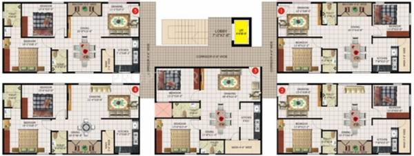 Images for Cluster Plan of Aishwarya Associates Chethana Meadows
