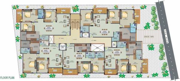  habitat Tower 1 Cluster Plan