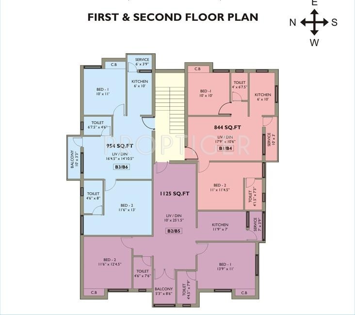 Images for Cluster Plan of Mahalakshmi Kokilambak Nagar Apartment