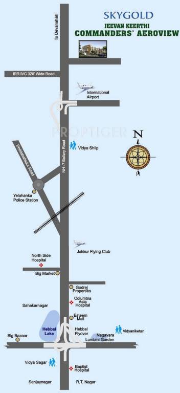 Images for Location Plan of SkyGold Jeevan Keerthi Commanders Aeroview