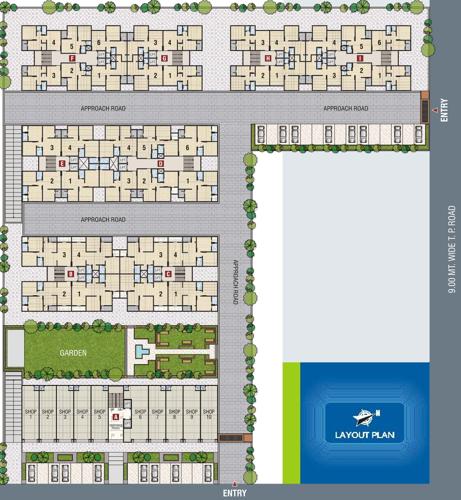 Images for Layout Plan of Savaliya Krish Elite