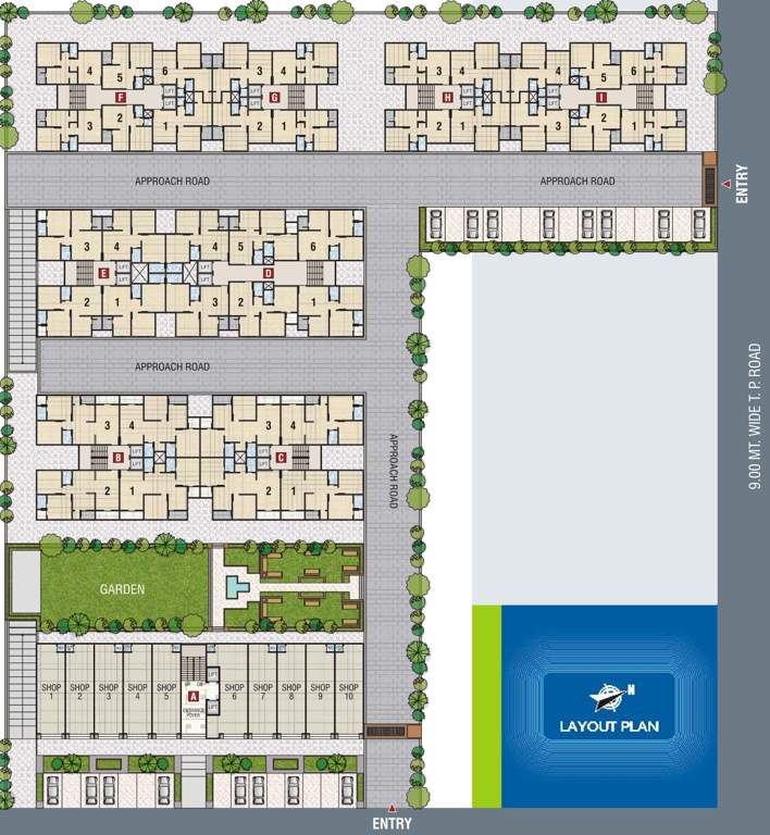Images for Layout Plan of Savaliya Krish Elite