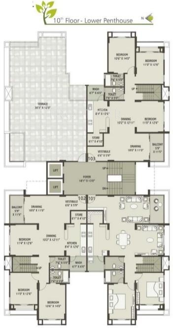 Images for Cluster Plan of Nishant Construction Ratnakar IV
