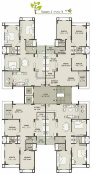 Images for Cluster Plan of Nishant Construction Ratnakar IV