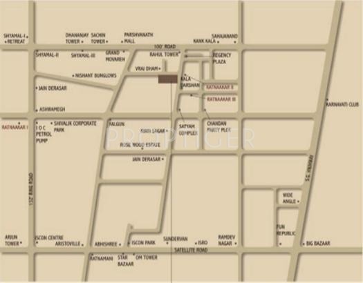 Images for Location Plan of Nishant Construction Ratnakar IV