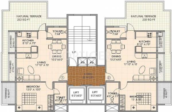 Images for Cluster Plan of Satyam Exotica