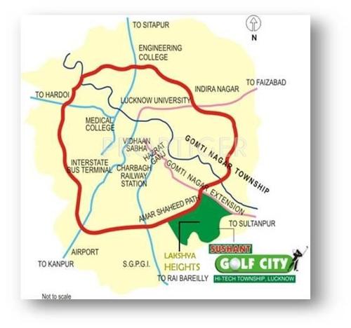  heights Images for Location Plan of Lakshya Heights