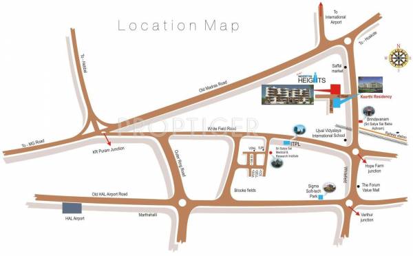 Location Plan Keerthi Constructions Keerthi Heights Location Plan