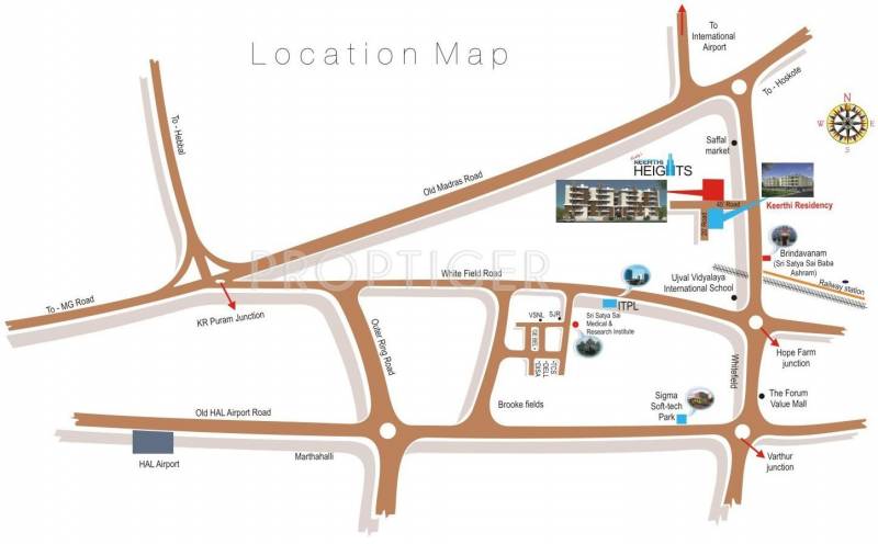 Keerthi Constructions Keerthi Heights Location Plan