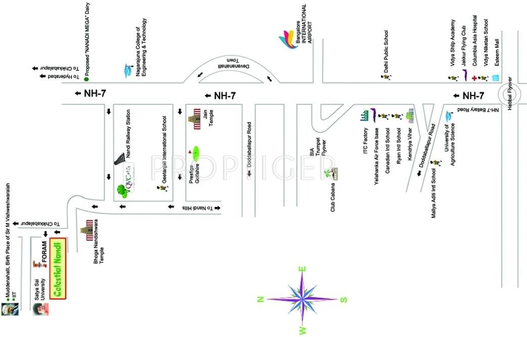 Images for Location Plan of Alisha Projects Celestial Nandi