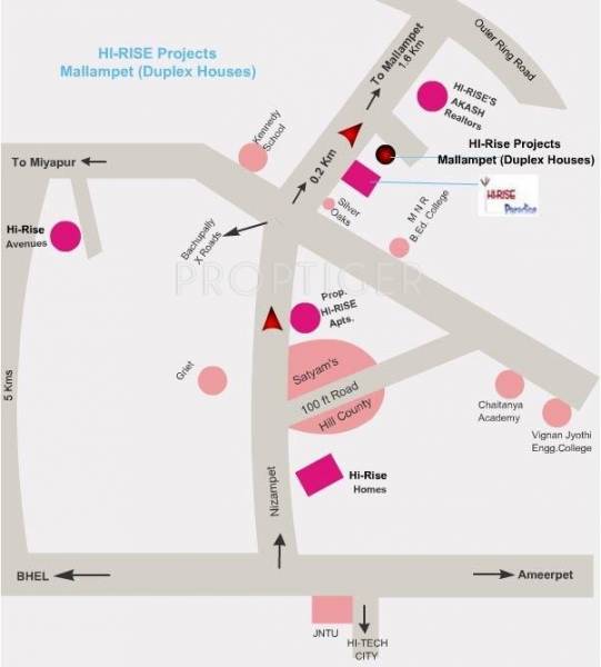 Images for Location Plan of  Hi Rise Meadows