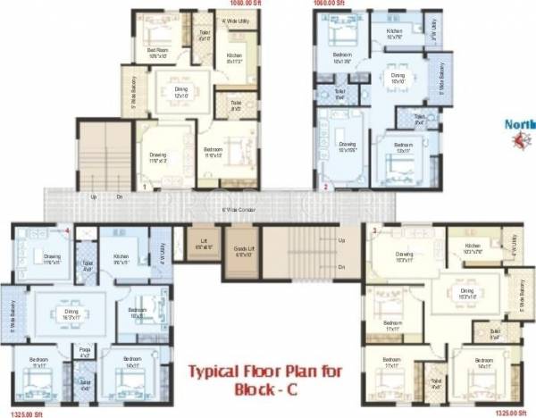 Images for Cluster Plan of Shanta Landmark Towers