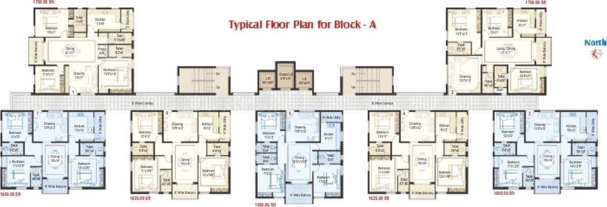 Images for Cluster Plan of Shanta Landmark Towers